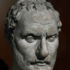 Demosthenes (384-322 BC). Marble bust