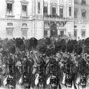 Departure of Scots Fusiliers for Crimean War, 1854
