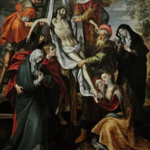 The Descent from the Cross, by Maarten de Vos (1532-1603)