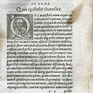 Desiderius Erasmus of Rotterdam (1466 / 1469-1536). Dutch huma