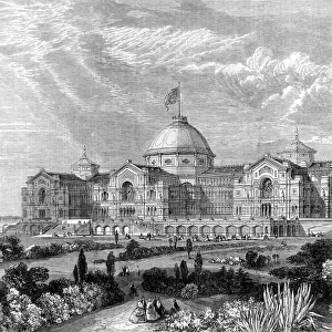 Design for Alexandra Palace, London, 1864