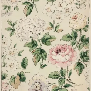 Design for Printed Textile with flowers Design for Printed Textile with flowers