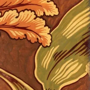 Design for Printed Textile with Leaves Design for Printed Textile with Leaves