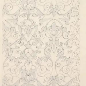 Design with shapes and swirls Design with shapes and swirls