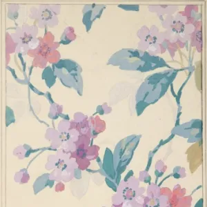 Design for Wallpaper with flowers