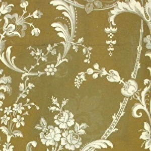 Design for Wallpaper in gold and cream