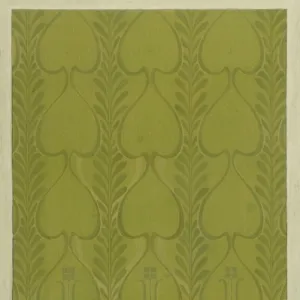 Design for wallpaper in green