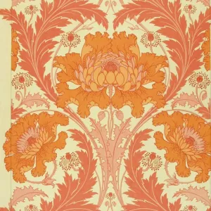 Design for Wallpaper in orange and pink