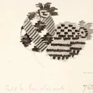 Design for Woven Textile with oval shapes Design for Woven Textile with oval shapes