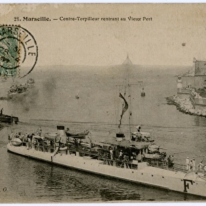 Destroyer at Marseille