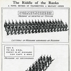 Diagram, The Riddle of the Ranks, WW1