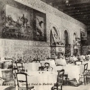 Dining Room, Grand Hotel de Madrid, Seville, Spain