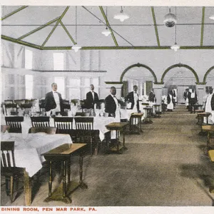 Dining room, Pen Mar Park, Pennsylvania, USA