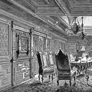 Dining Saloon on the Royal Yacht Hohenzollern, 1879