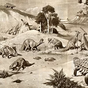 Dinosaurs of the Upper Cretaceous Period - Alberta, Canada