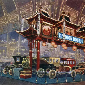 The De Dion Bouton Stand at the Decennale de L Automobile