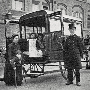 Disabled Children in London Going to School by Ambulance