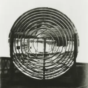Disc of flint glass for a lighthouse Disc of flint glass for a lighthouse