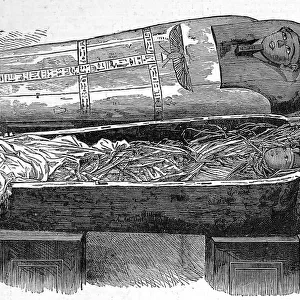 Discovery of Royal mummies at Thebes