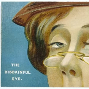 Disdainful Eye / Postcard