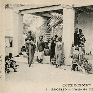 Doctors visit in Aboisso, Ivory Coast