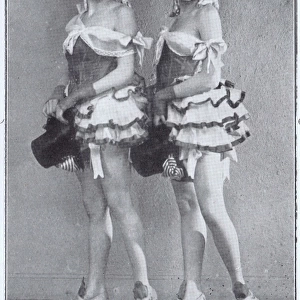 The Dodge Twins in the cabaret show Supper Time, London (192