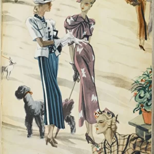 Dog-Walking Chic 1937