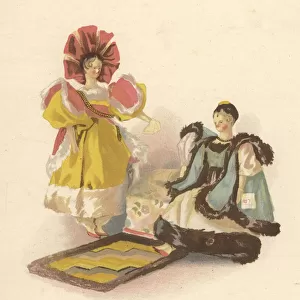 Dolls of Miss Cawse in the roles of Fatima and Cestra