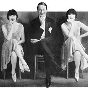 The Dolly Sisters and Maurice Chevalier
