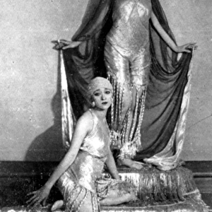 The Dolly Sisters wearing their Persian costumes