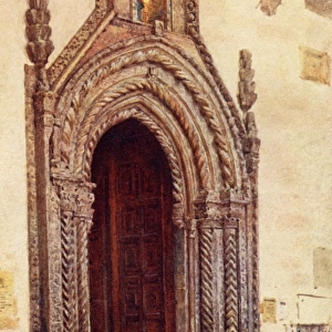 Doorway of Cathedral, Palermo, Sicily, Italy