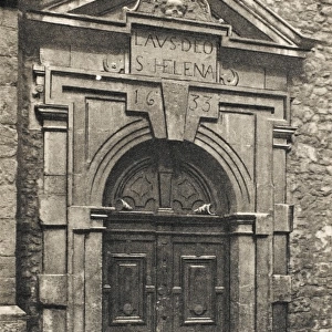 Doorway of St Helens Church, Bishopsgate, London