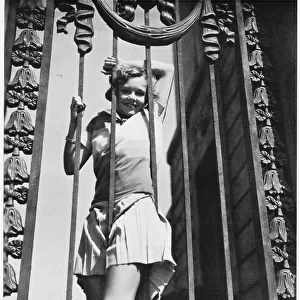 Dorothy Lee at RKO appearing in the film Half Shot, 1930