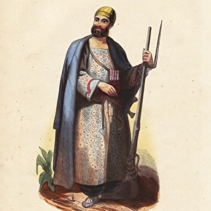 Douran tribesman (from current Afghanistan) in robes