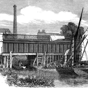 Drainage Aqueduct at Abbey Mills, London, 1864