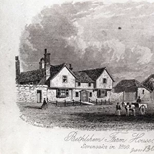 Drawing of the Blighs Hotel, Sevenoaks, Kent