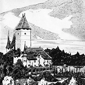 Drawing by Harold Auerbach, Spiez, Switzerland