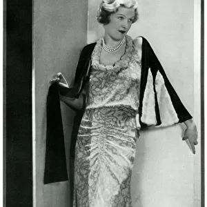 Dress and cape by Molyneux, 1932