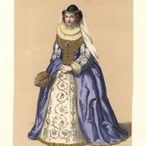 Dress of the reign of James I, 1601-1625, based