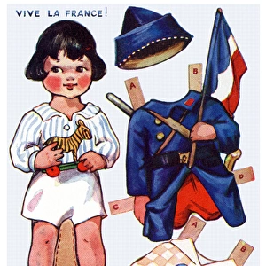 Dressing doll Vive La France