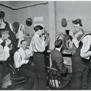 Dressing room at New York Theatre 1905