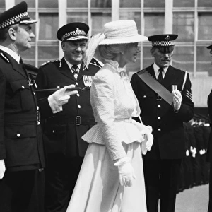 Duchess of Gloucester at Met Police cadets parade