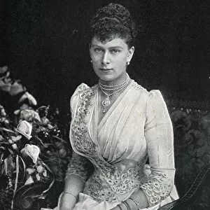 Duchess of York, later Queen Mary, 1896