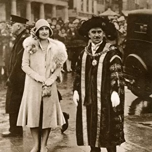 Duchess of York in Mansfield, Notts, pictured with the Mayor