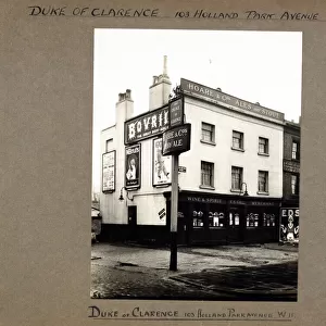Duke Of Clarence PH, Notting Hill (Old), London