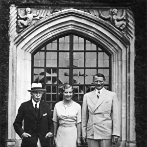 The Duke of Connaught with his granddaughter