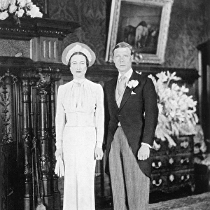 The Duke and Duchess of Windsor on their wedding day