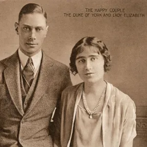 Duke of York - Lady Elizabeth Bowes-Lyon - Engagement Photo