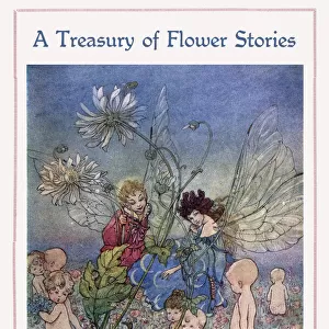 Dust Jacket for A Treasury of Flower Stories
