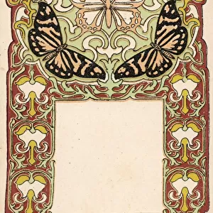 Dutch art nouveau pattern - Butterflies